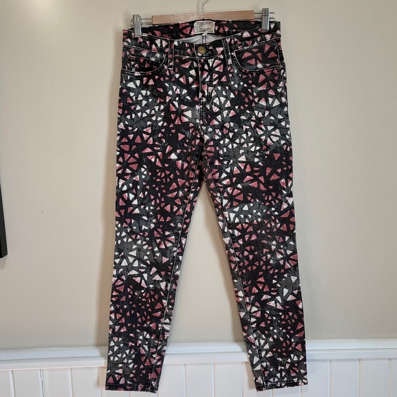 Current Elliot stiletto jeans “stained glass” - Picture 2 of 6